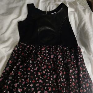 High Low Cut Floral Dress